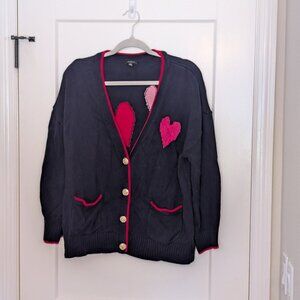 Talbots Heart Cardigan Sweater - 2X